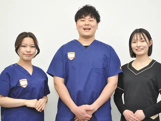 入社式のようす