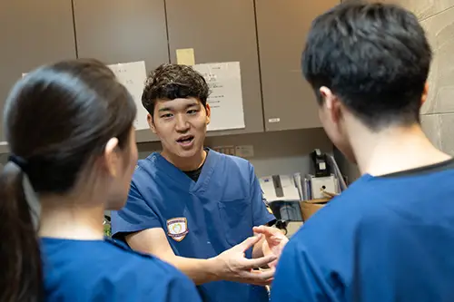 新院長田中の指導風景